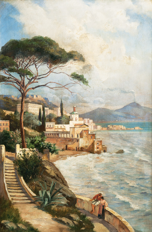 Bay of Naples with the Vesuvius