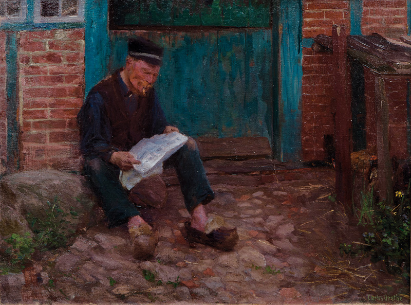 Reading outside the Door