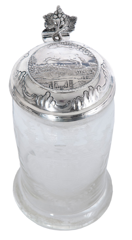 A Halberstädter tankard with silver coin of the master Lippold Wefer - image 2