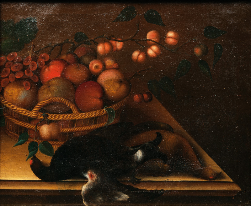 Table Still Life with Fruits and Black Grouse