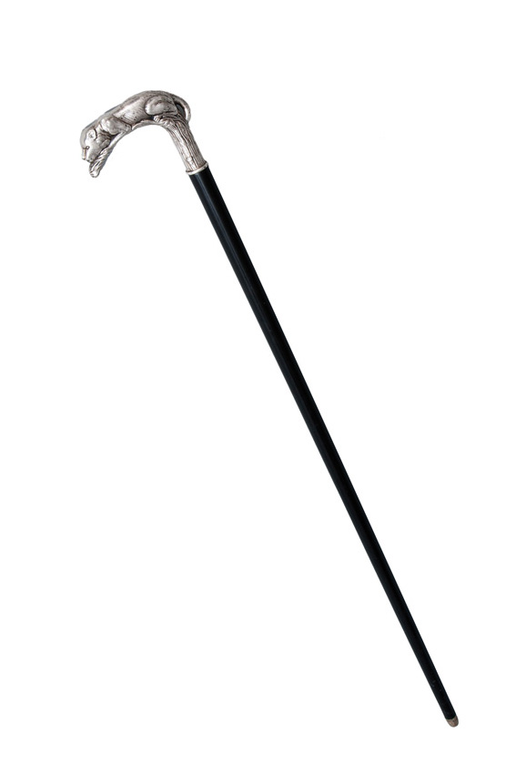 An elegant walking stick with pommel shaped as a jaguar - image 2