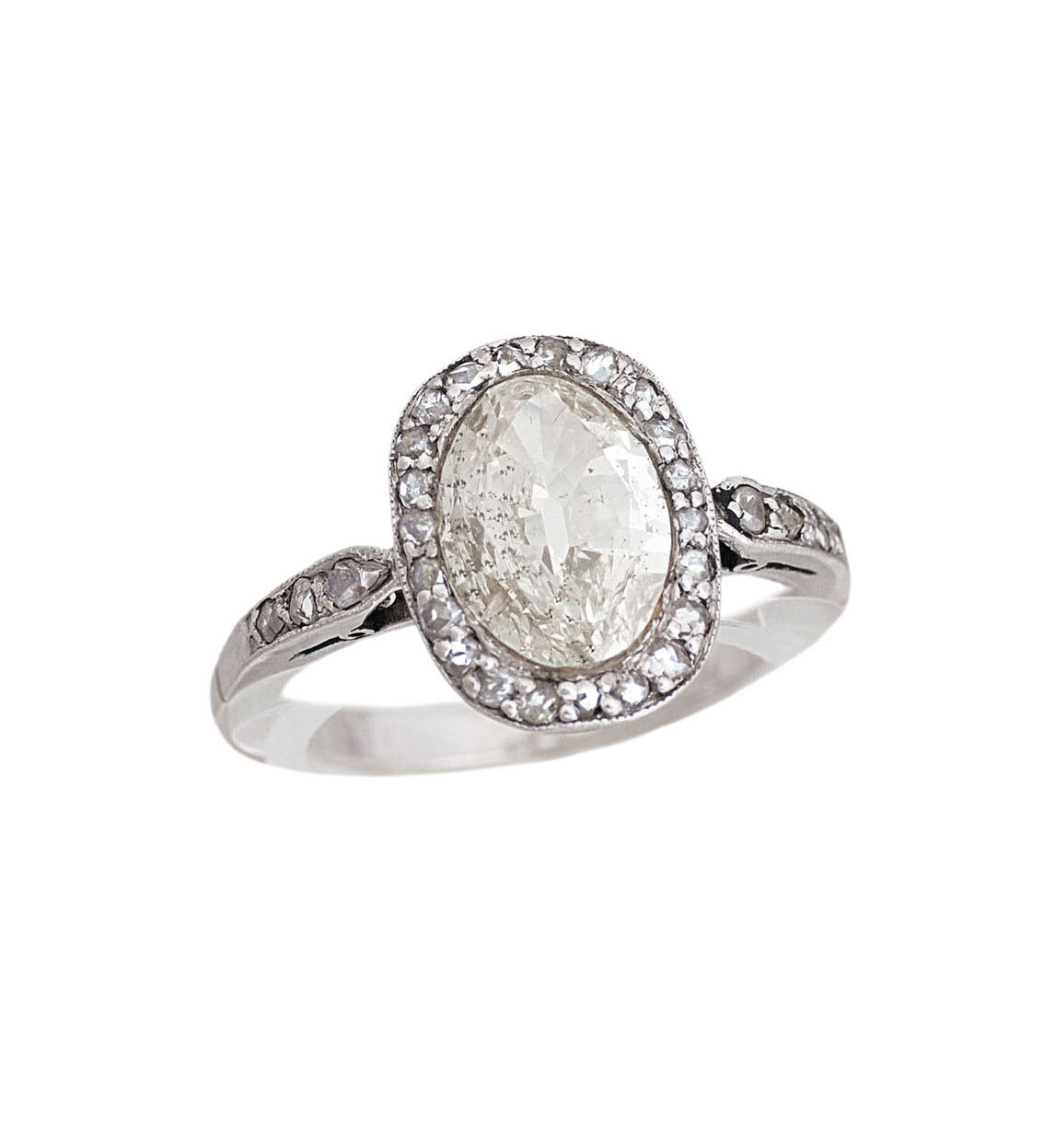 Jugendstil-Diamant-Ring