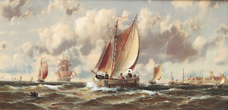Schiffsverkehr auf der Nordsee