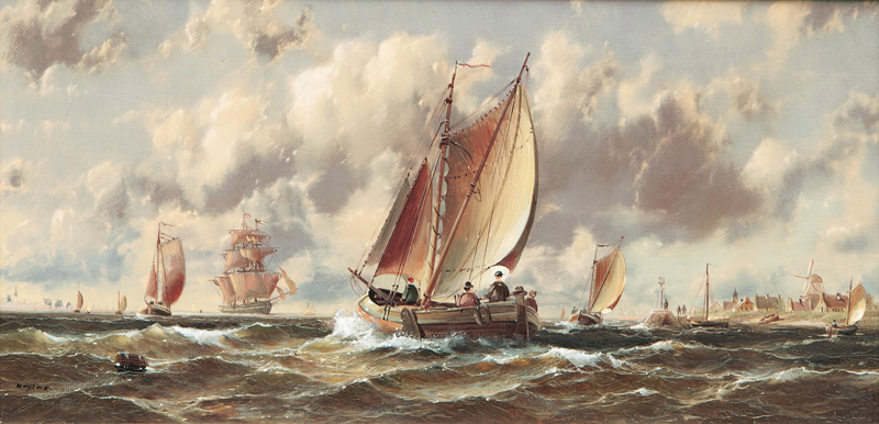 Ships on the North Sea