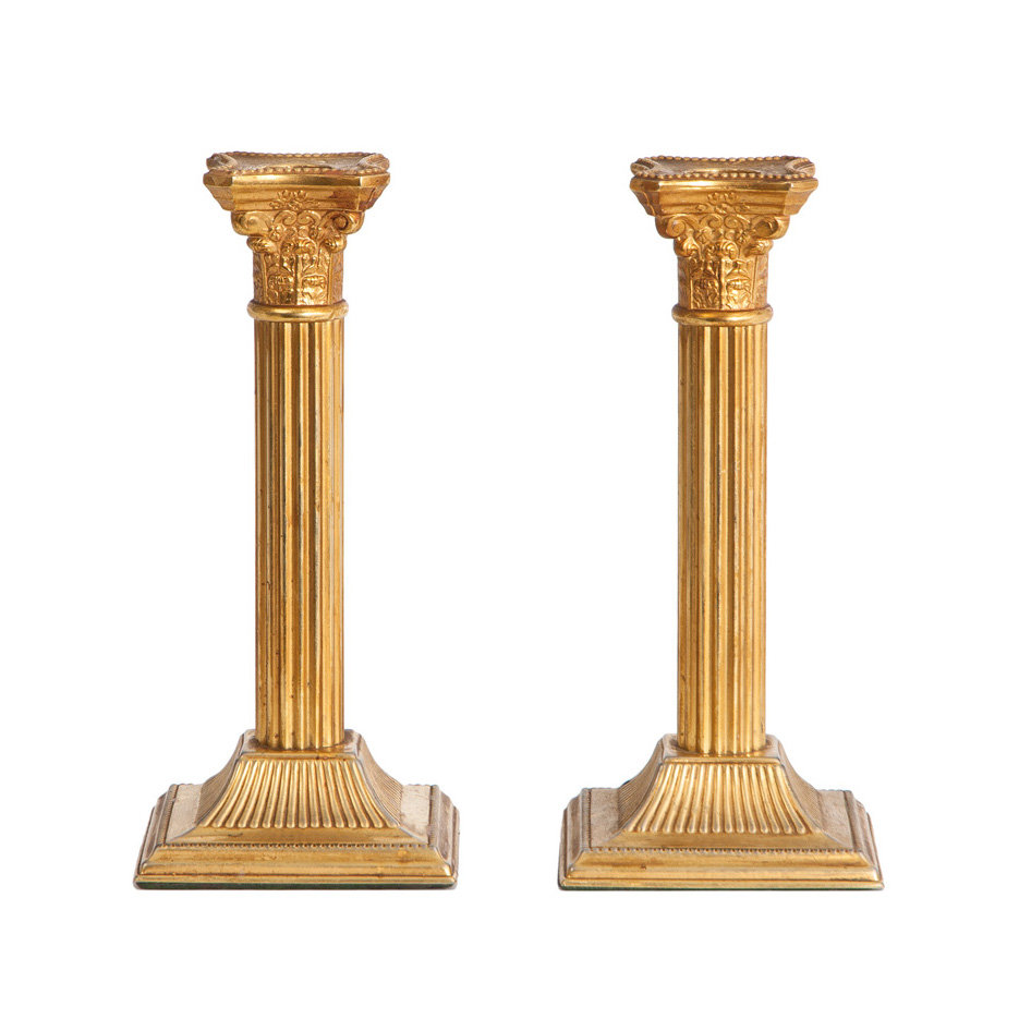 A pair of classical candlesticks