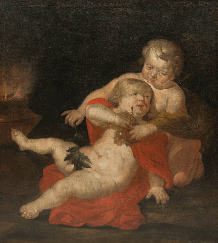 Two Putti as Allegory of Autumn