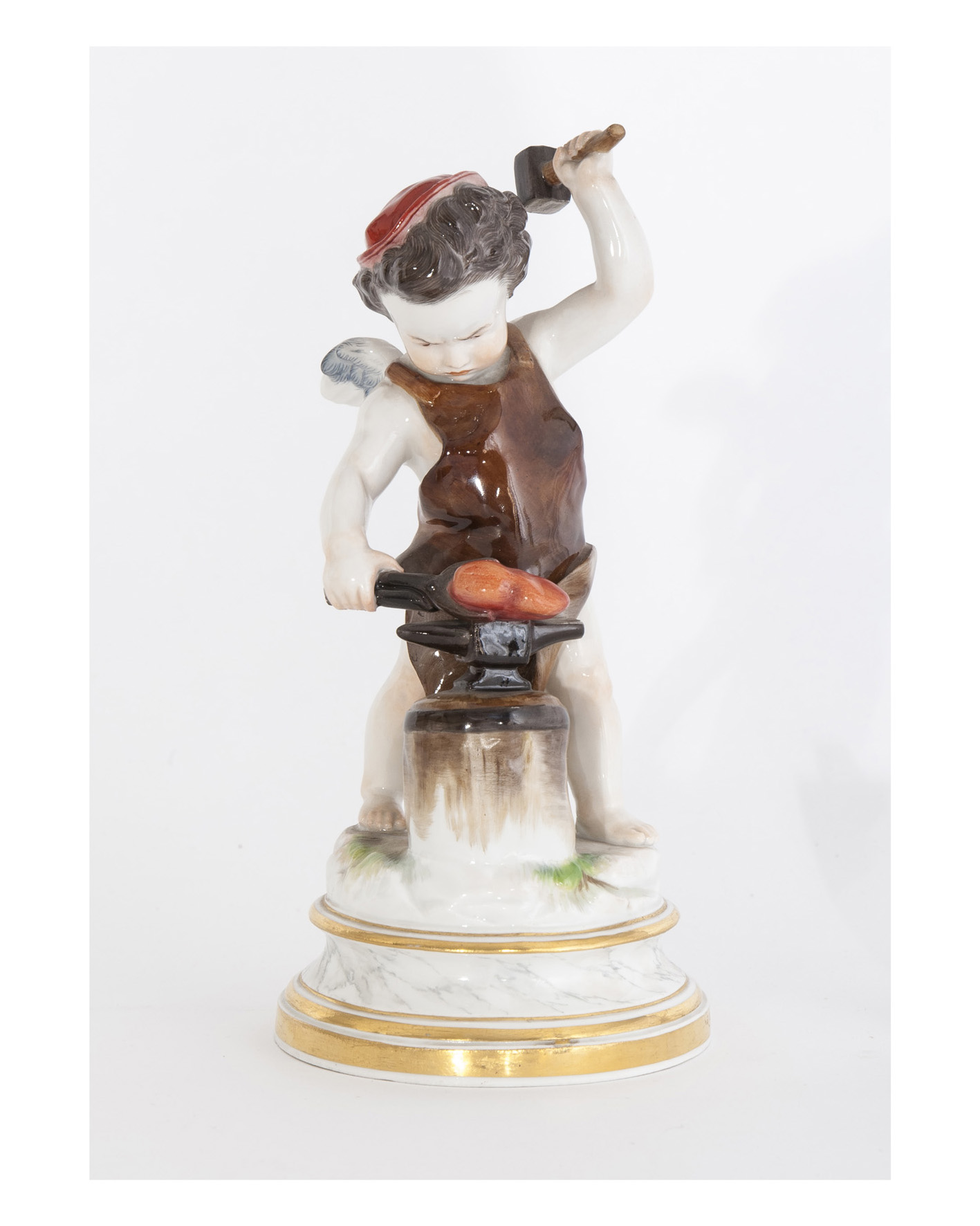A figure 'Cupid as a blacksmith'