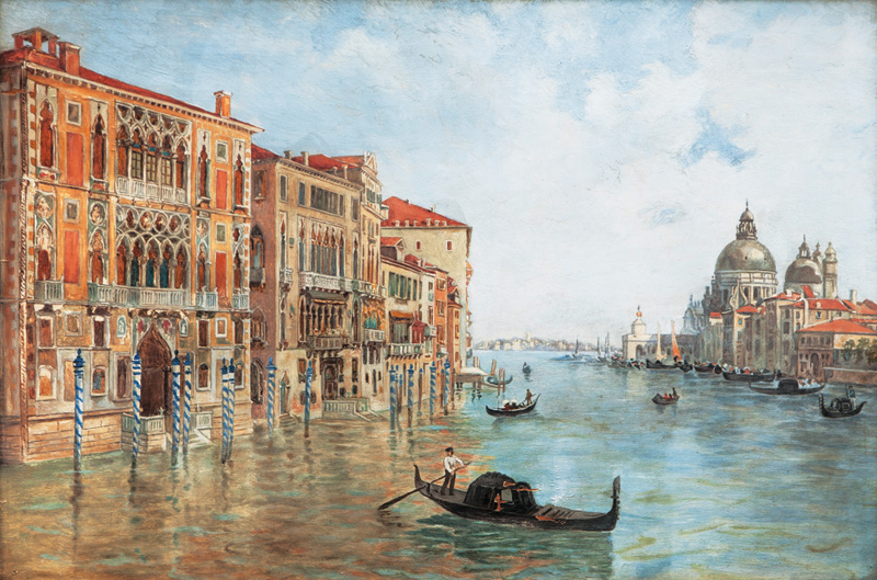 Venedig - Canal Grande mit S. Maria della Salute