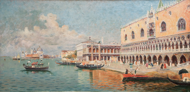 Venedig, Dogenpalast, Markusplatz und S. Maria della Salute