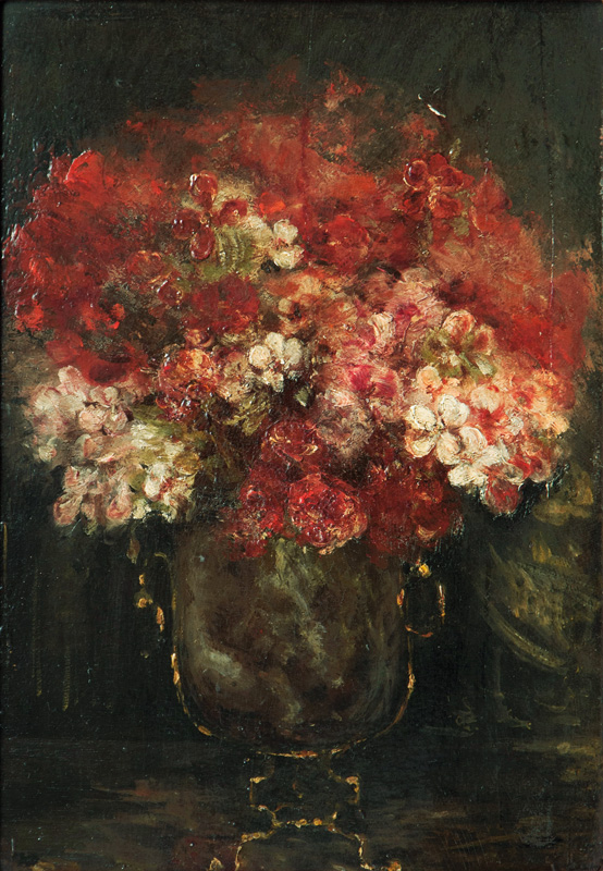 Félix Ziem - Flowers in a Vase Flowers in a Vase
