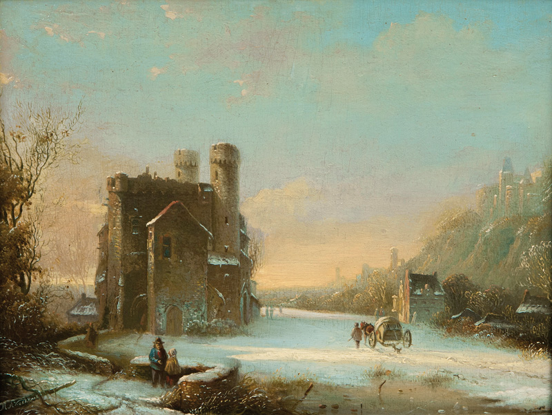 Romantic Winter Landscape