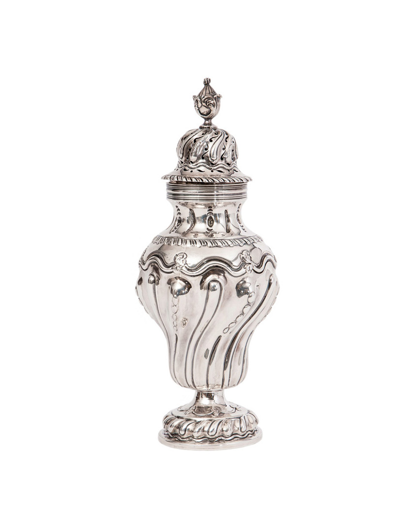 A Victorian sugar caster