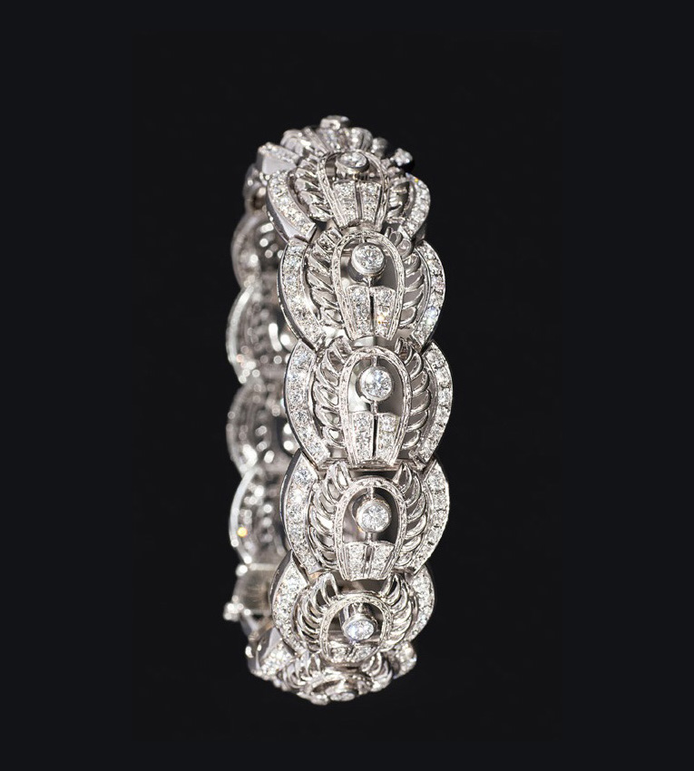 A highcarat diamond bracelet