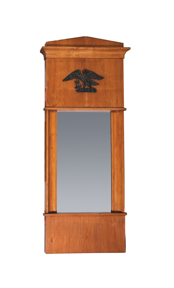 A Biedermeier swan console table with mirror - image 3