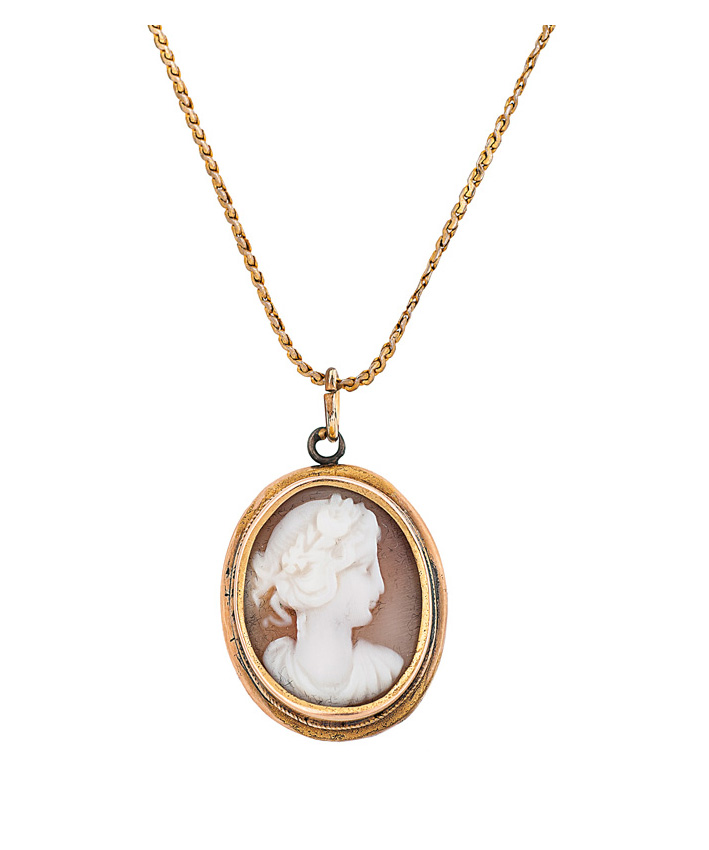 An antique cameo jewellery set - image 3