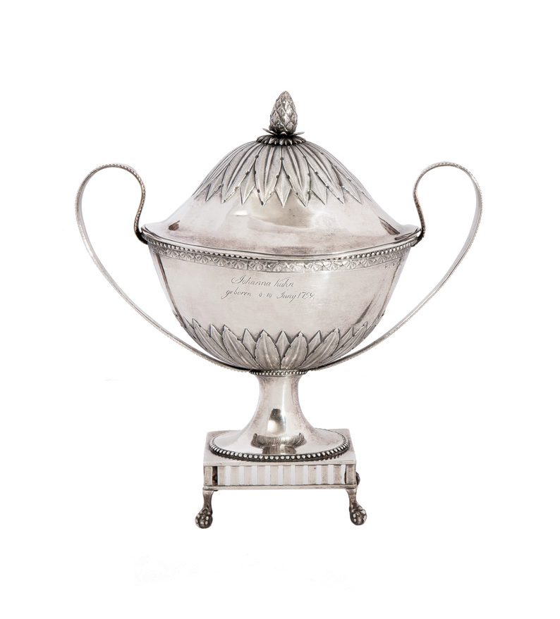 A Gustavian sugar bowl