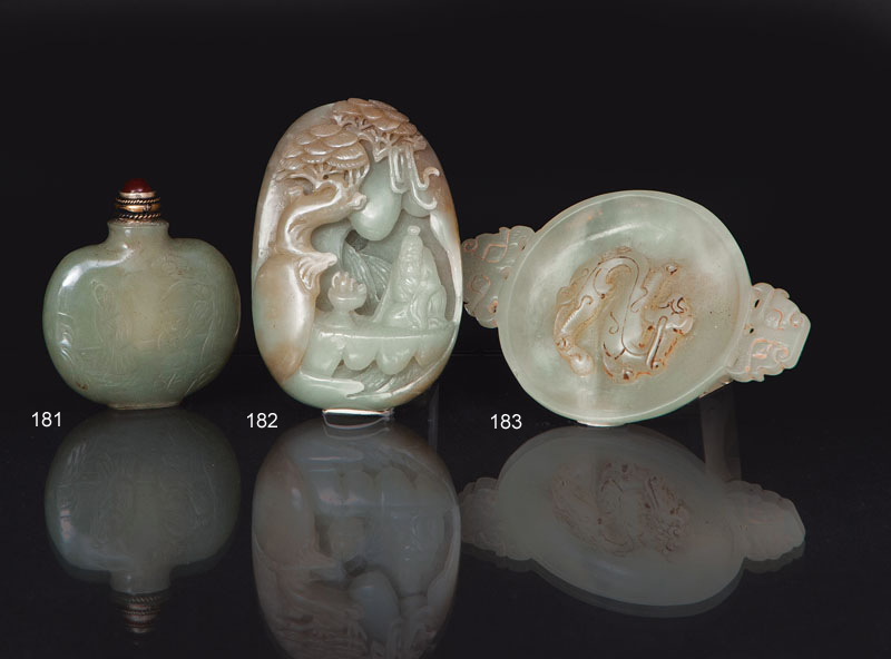 A jade snuff bottle