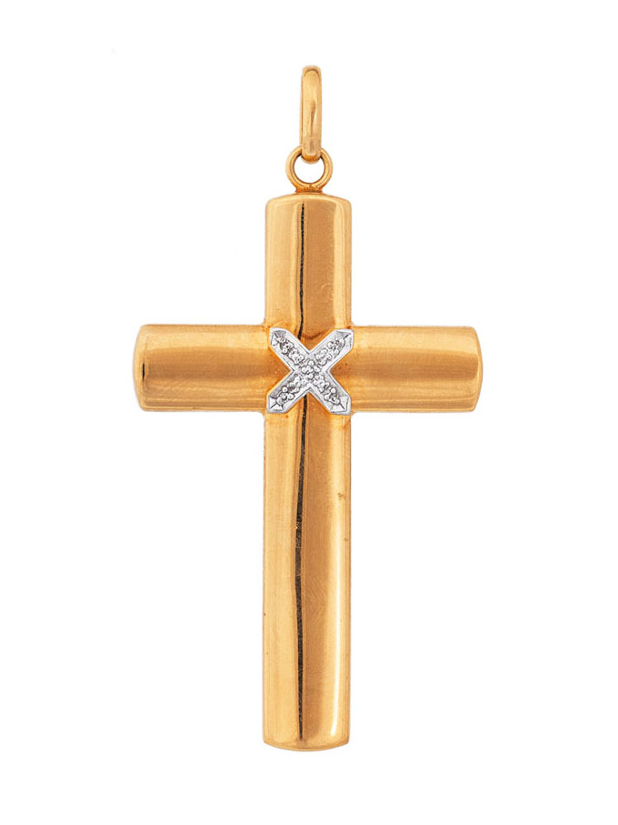 A cross pendant