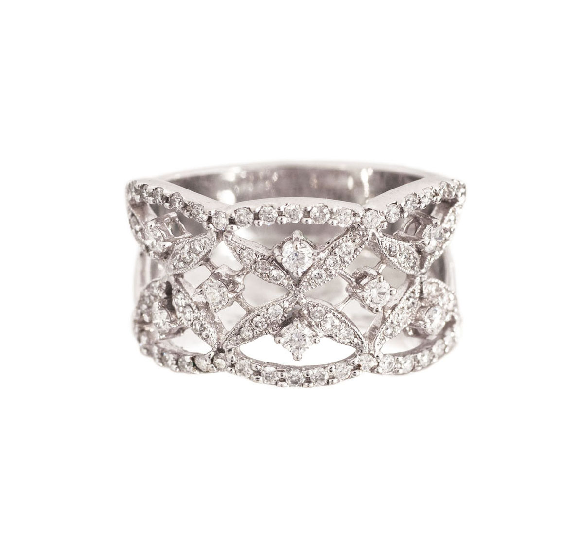 A petite diamond ring