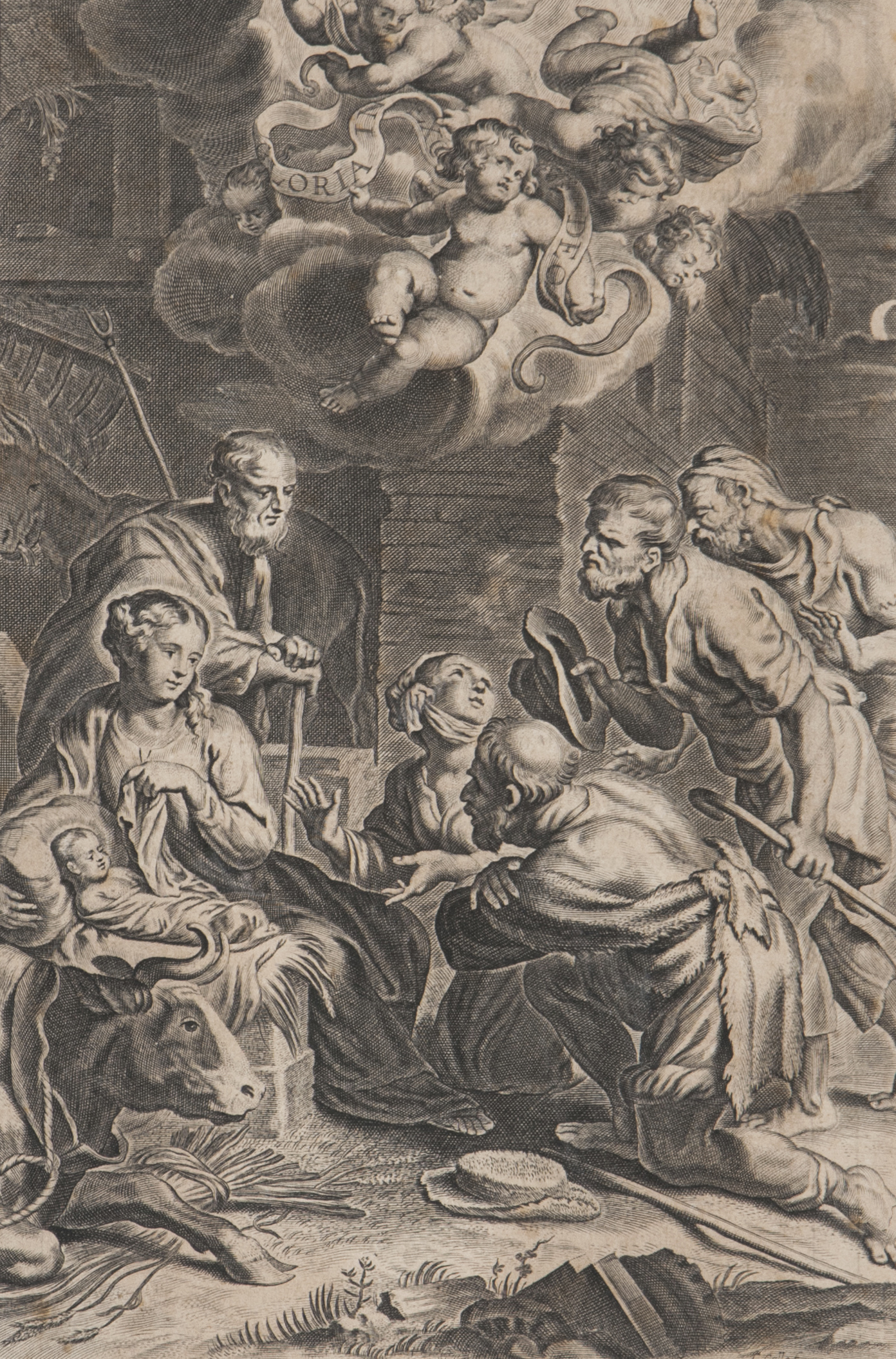 Drei Kupferstiche: Anbetung der Hirten, Anbetung der Könige, Himmelfahrt Mariae - Bild 4
