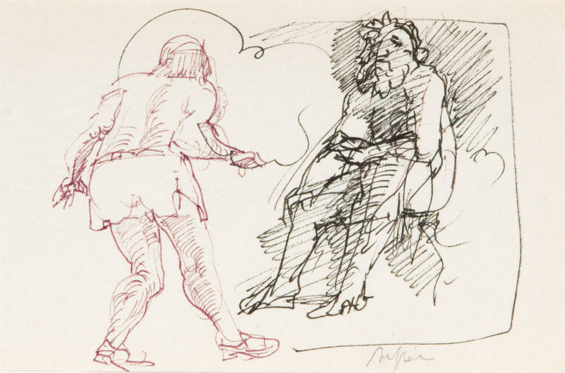Alfred Hrdlicka - Two Figures Two Figures