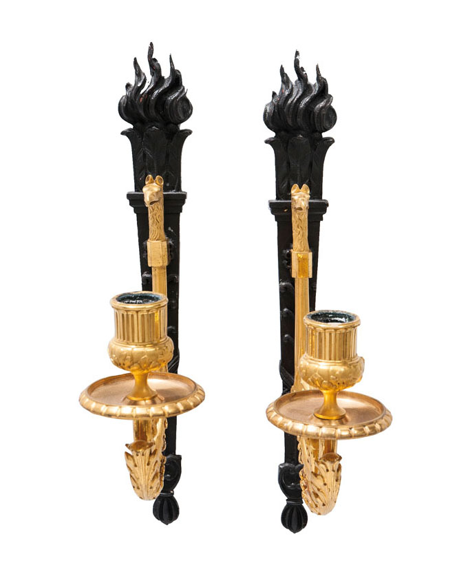 A pair of wall lights of Empire style - image 2