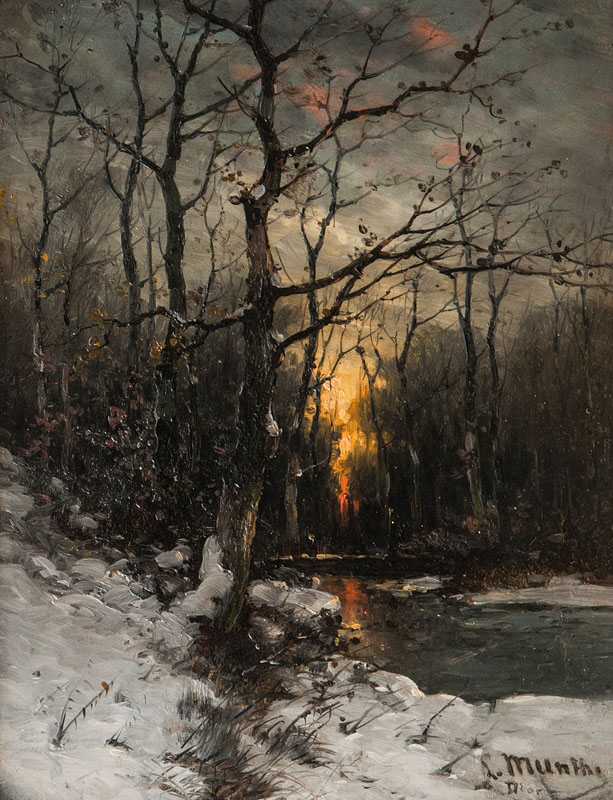 Winterly Creek in Dusk