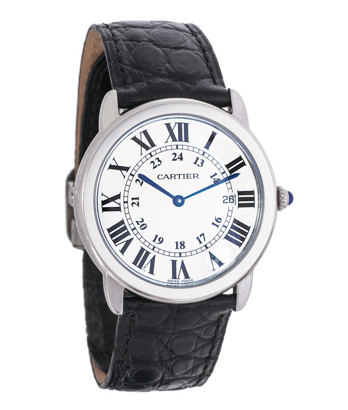 A gentlemens wristwatch 'Ronde Solo' by Cartier