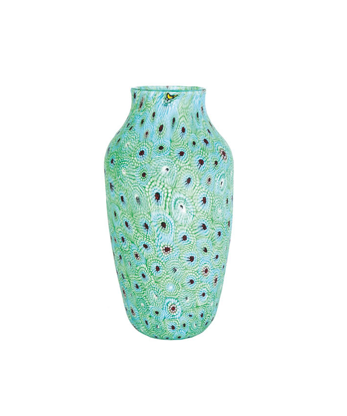 A glass vase 'Murrine'