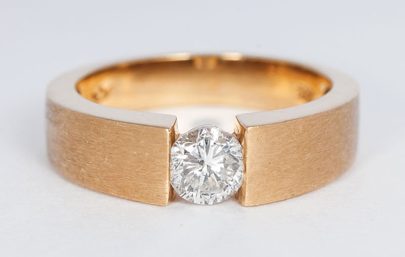 A single stone diamond ring