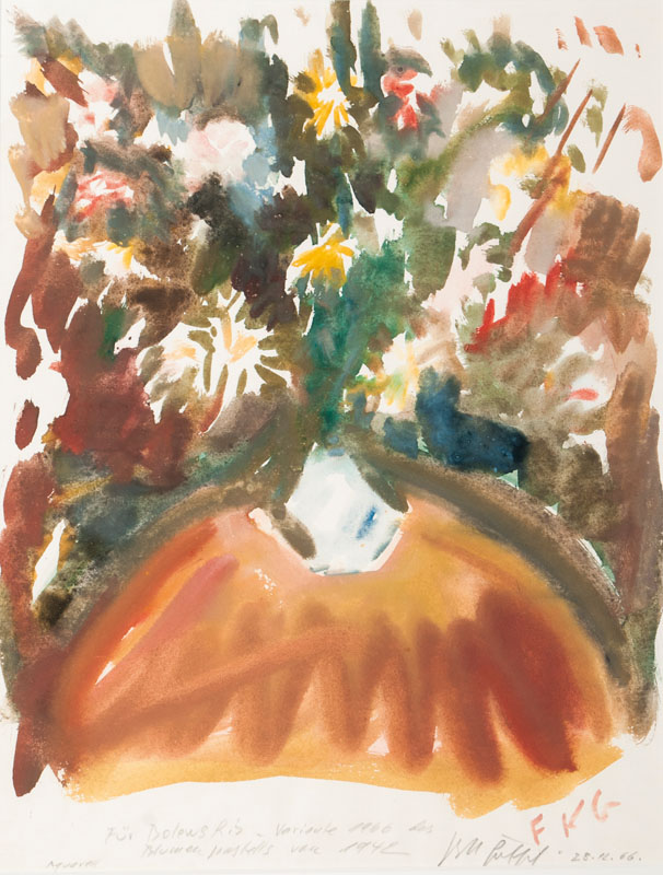 Friedrich Karl Gotsch - Flowers in a Vase Flowers in a Vase