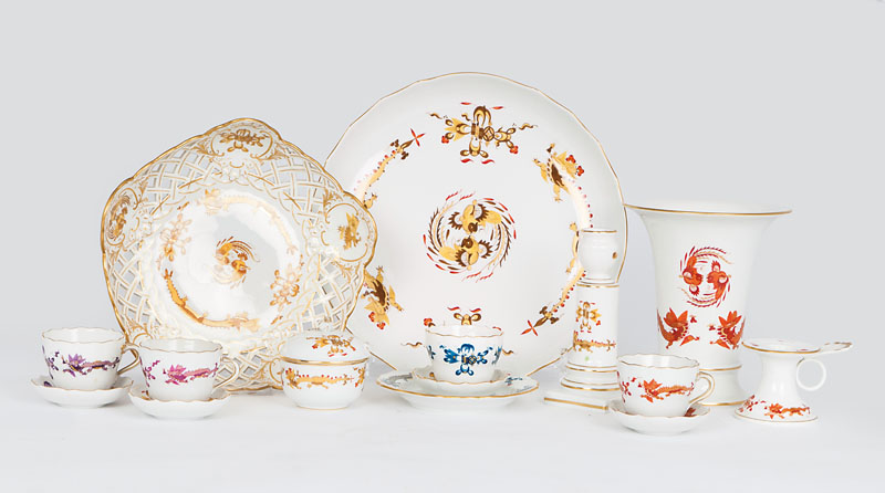 A set of dish 'Königlicher Hofdrache'