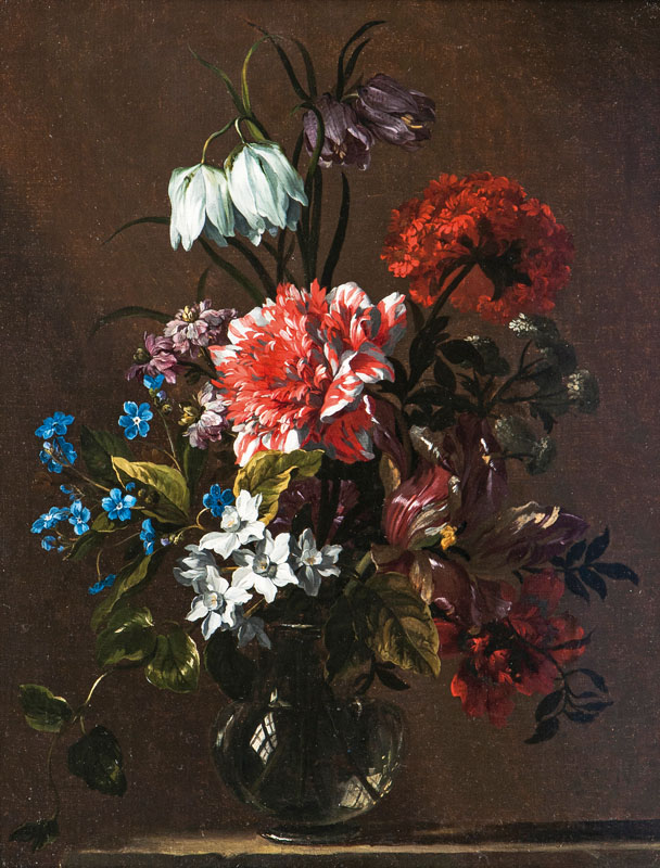 Opulent stilllife with flowers