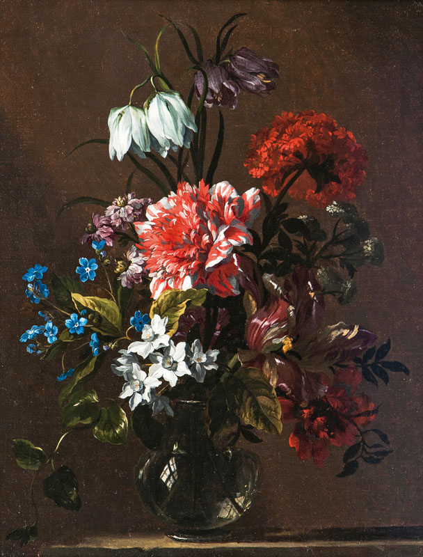 Nicolas Baudesson, zugeschr. - Opulent stilllife with flowers Opulent stilllife with flowers