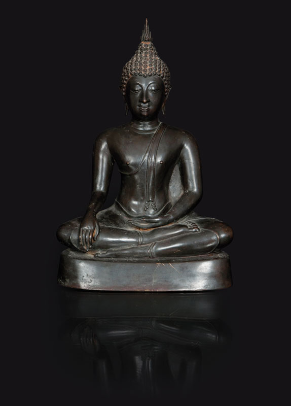 A bronze figure 'Buddha Shakyamuni'