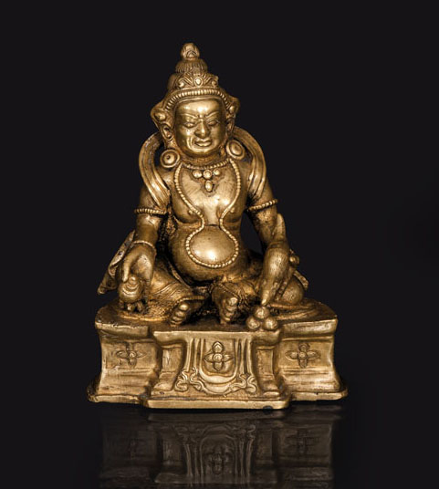 A bronze figure 'Jambhala'