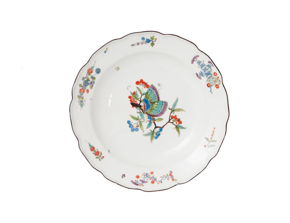 A plate 'Chinese butterfly'
