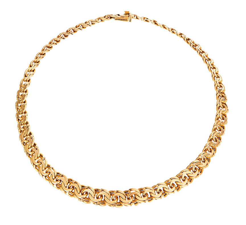 A golden necklace