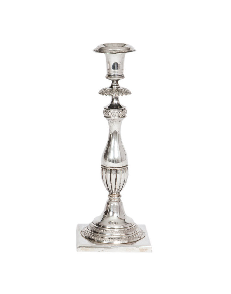 A Biedermeier candlestick