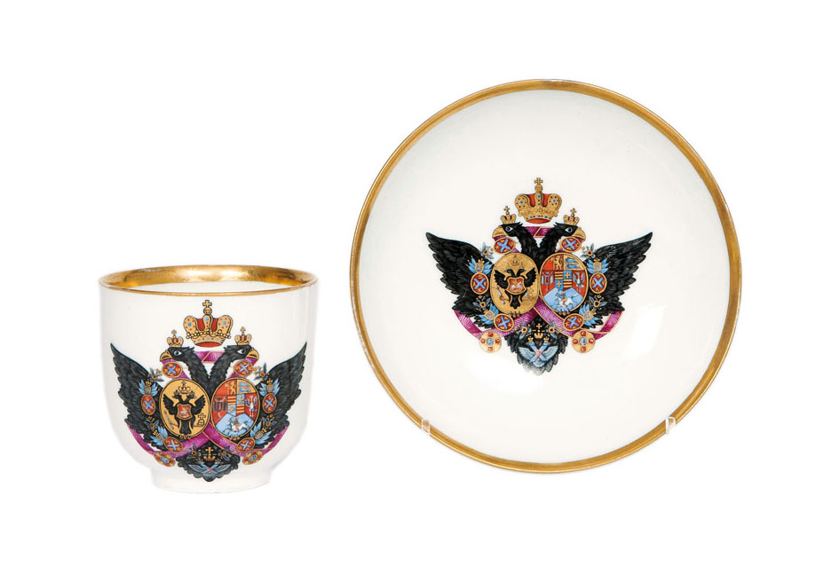Important cup from The Grand Duke Paul Petrovich Service