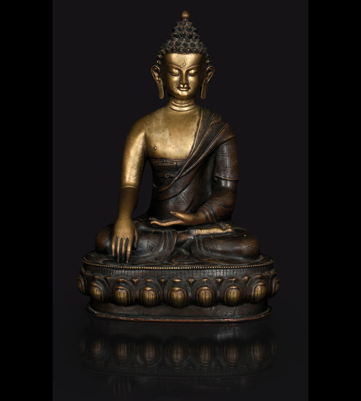 A bronze-buddha 'Shakyamuni'