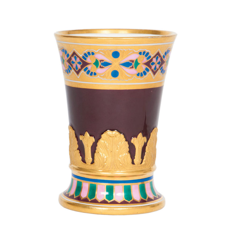 An opulent Russian cup