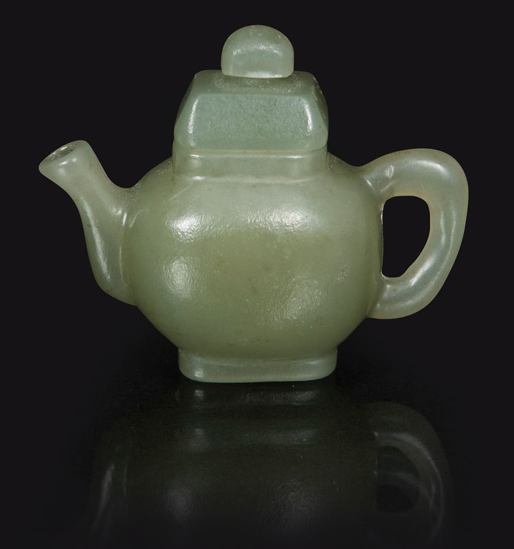 A small jade-teapot