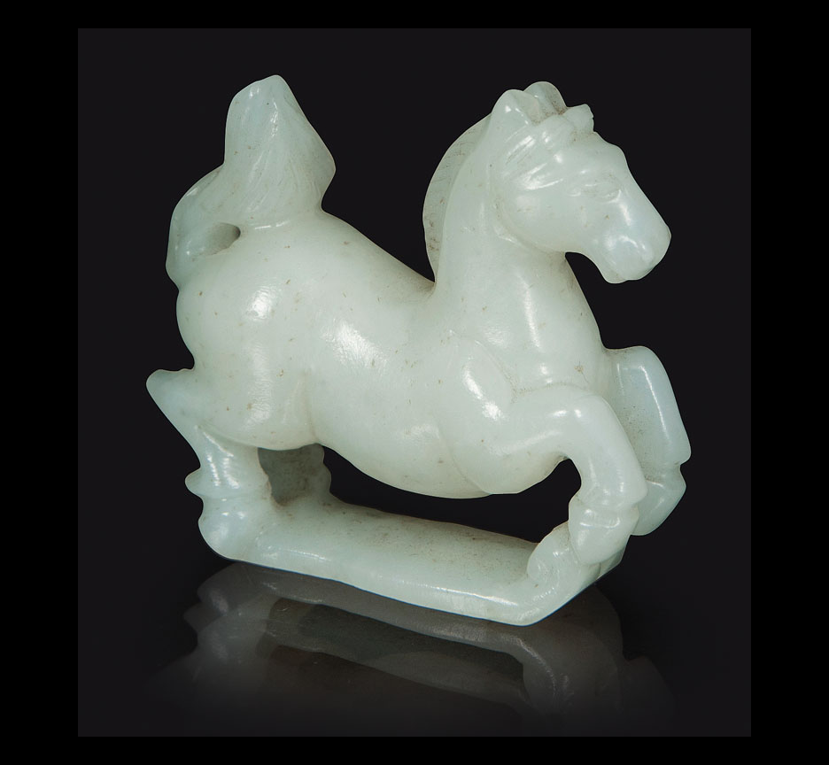 A jade-carving 'Flying horse'