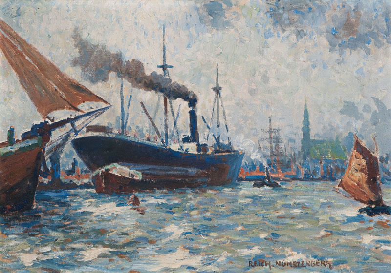In the Port of Hamburg