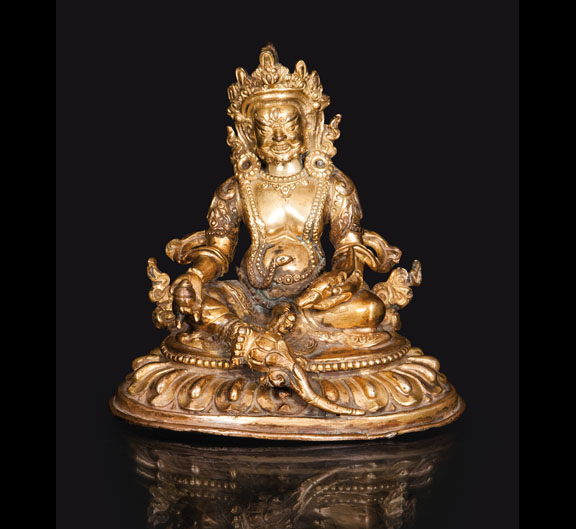 A bronze figure 'Jambhala'