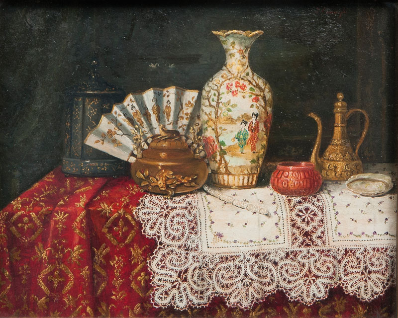 Josefine Osnaghi - Stilleben mit Gefäßen Stilleben mit Gefäßen