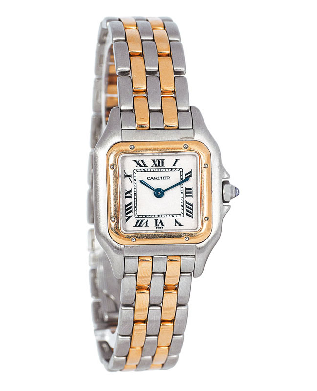 A lady's wrist watch 'Santos' by Cartier