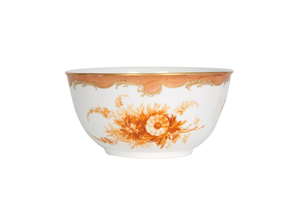 A bowl with flower painting