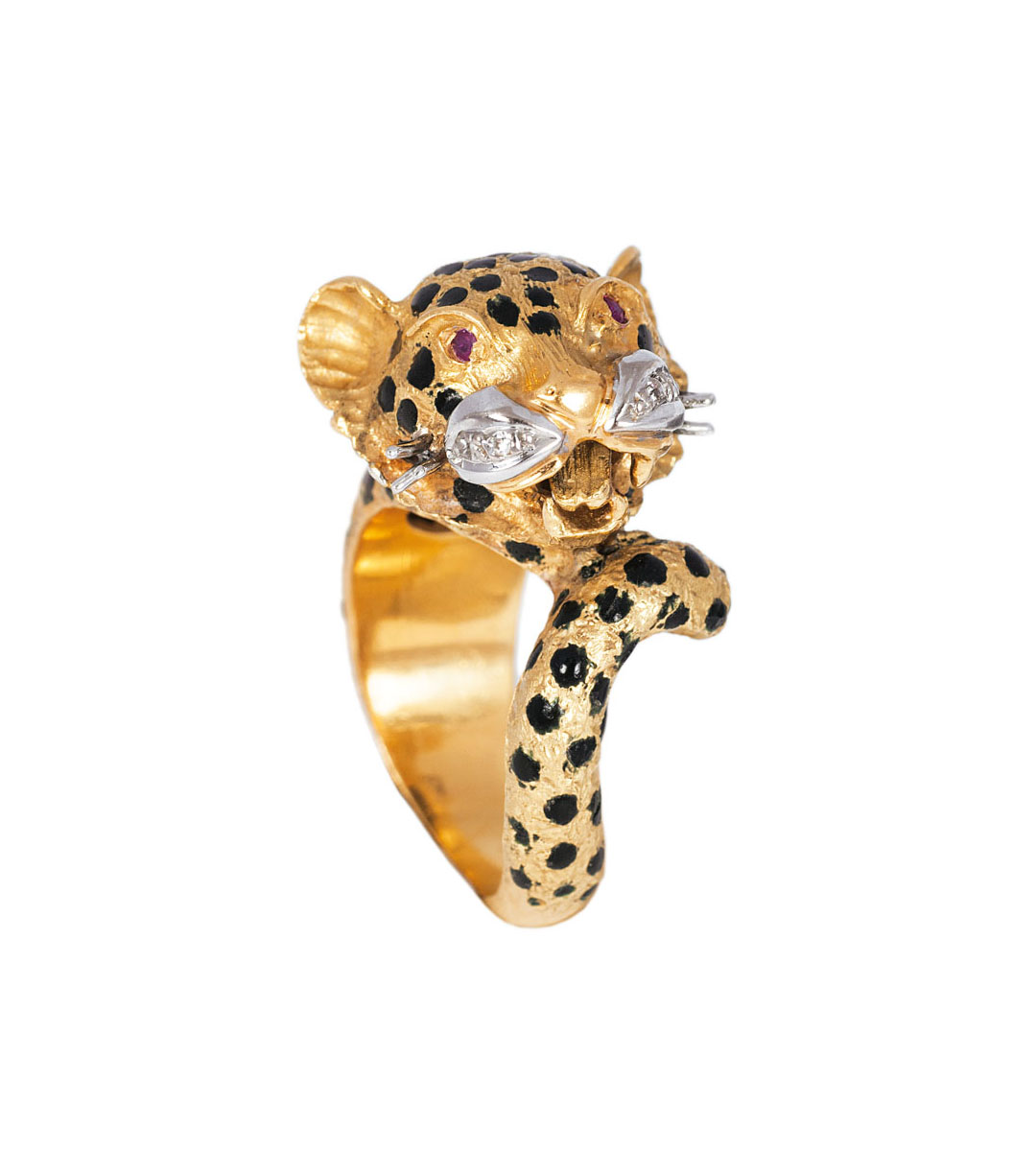 Außergewöhnlicher Gold-Ring 'Leopard' von Juwelier Gimser Außergewöhnlicher Gold-Ring 'Leopard' von Juwelier Gimser